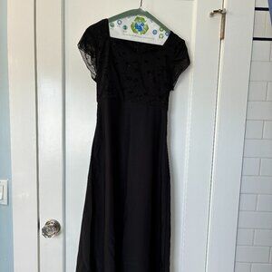 Beautiful Full Length Black Dress
